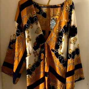 Bold Milan Style Kimono Type Dress